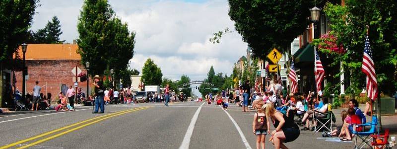 troutdale parade, summer